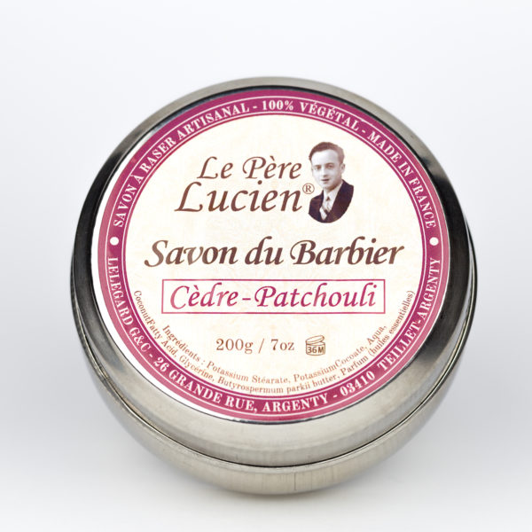 Savon du Barbier Cèdre-Patchouli 200g - Le Père Lucien