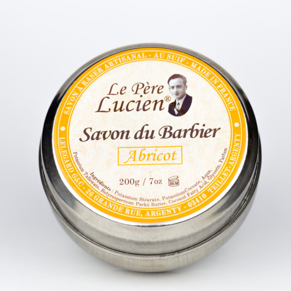 Savon du barbier Abricot 200g - Savon à raser Le Père Lucien