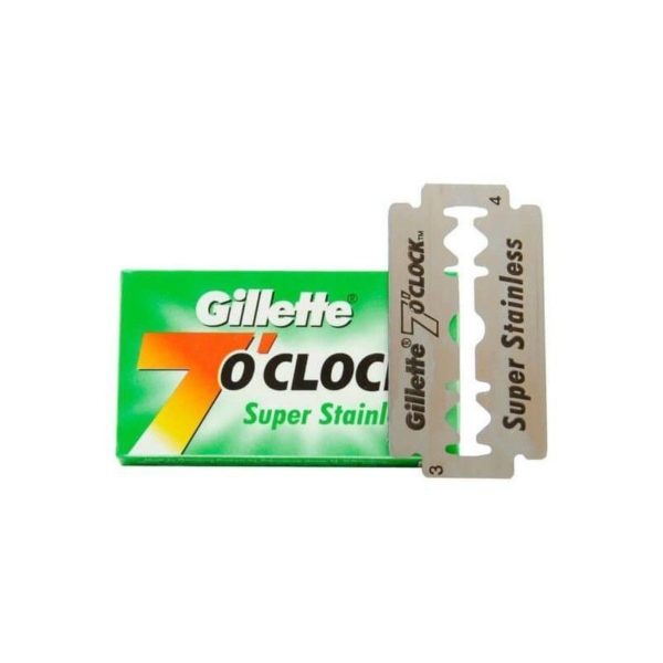 lames-rasoir-gillette-7-oclock-super-stanless-verte-surete