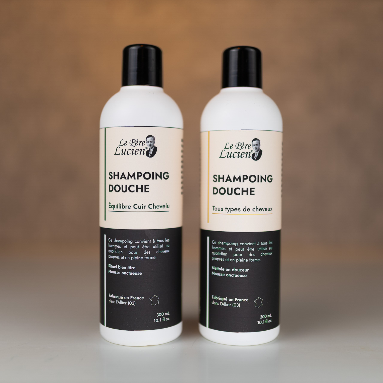 Lot de 2 shampoing douche - équilibre du cuir chevelu & tous types de cheveux - 300ml