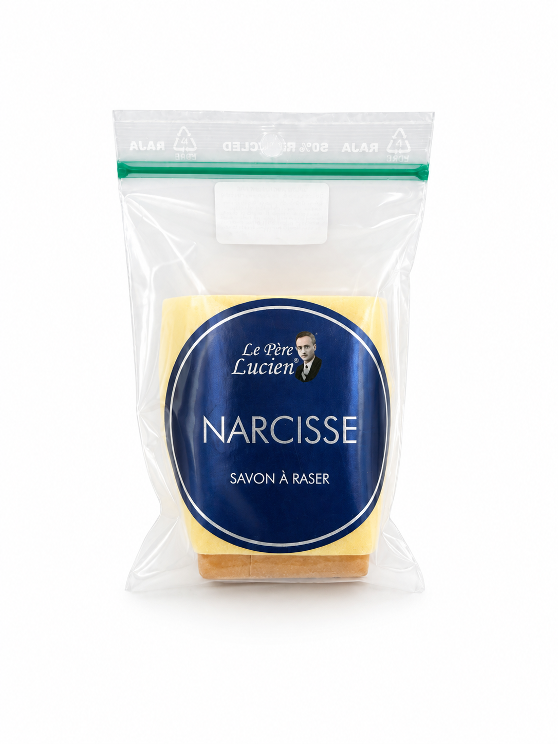 Recharge savon du barbier au karité, 98g – Narcisse